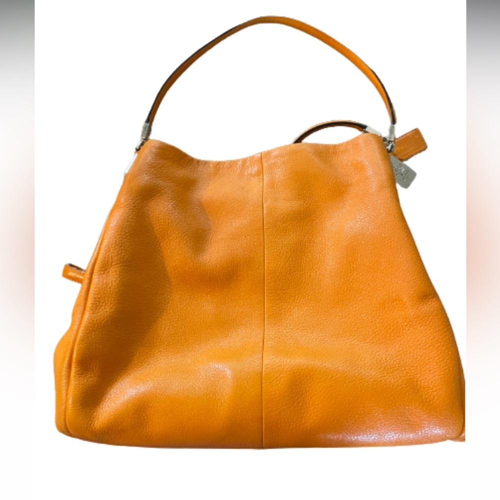 Authentic Coach, Madison purse in Orange.